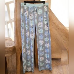 Munki Munki Nite Nite Cat Lounge Pajama Pants Sz L New Without Tags